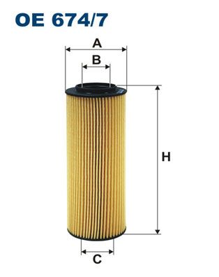 Obrázok Olejový filter FILTRON  OE6747