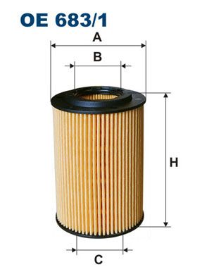 Obrázok Olejový filter FILTRON  OE6831