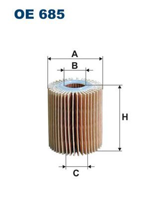 Obrázok Olejový filter FILTRON  OE685