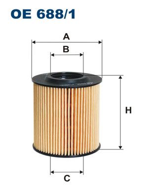 Obrázok Olejový filter FILTRON  OE6881