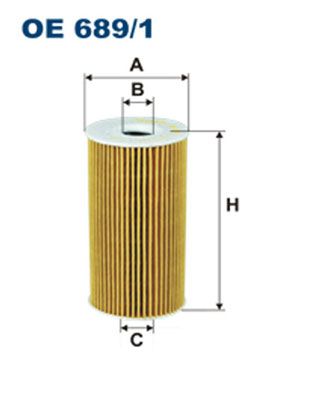 Obrázok Olejový filter FILTRON  OE6891