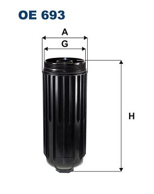 Obrázok Olejový filter FILTRON  OE693