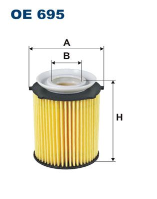 Obrázok Olejový filter FILTRON  OE695