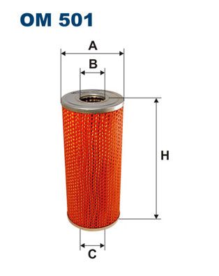 Obrázok Filter pracovnej hydrauliky FILTRON  OM501