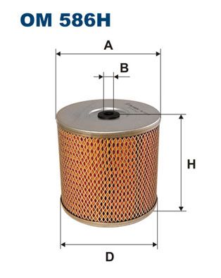 Obrázok Filter pracovnej hydrauliky FILTRON  OM586H