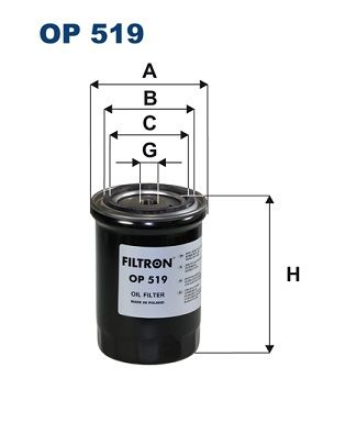 Obrázok Olejový filter FILTRON  OP519
