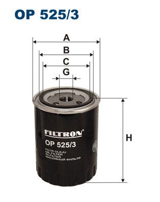 Obrázok Olejový filter FILTRON  OP5253