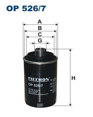 Obrázok Olejový filter FILTRON  OP5267