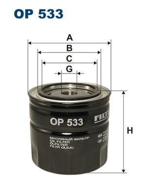 Obrázok Olejový filter FILTRON  OP533