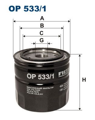 Obrázok Olejový filter FILTRON  OP5331