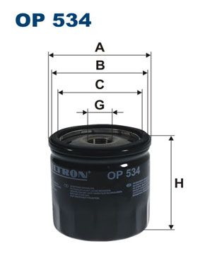 Obrázok Olejový filter FILTRON  OP534