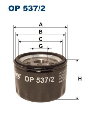 Obrázok Olejový filter FILTRON  OP5372