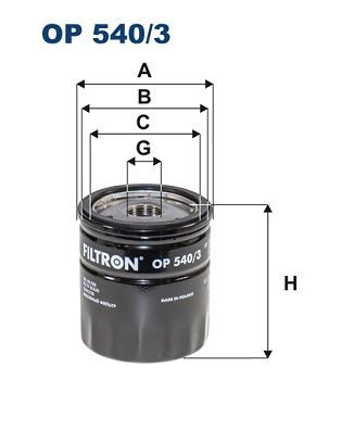 Obrázok Olejový filter FILTRON  OP5403