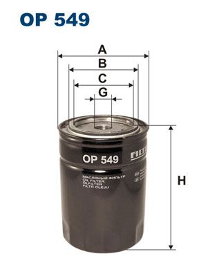 Obrázok Filter pracovnej hydrauliky FILTRON  OP549