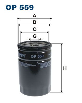 Obrázok Olejový filter FILTRON  OP559