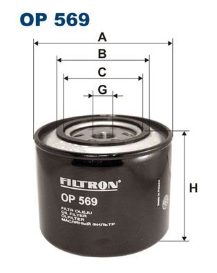 Obrázok Olejový filter FILTRON  OP569