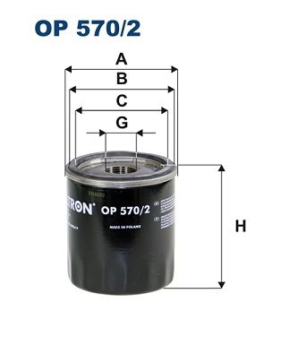 Obrázok Olejový filter FILTRON  OP5702