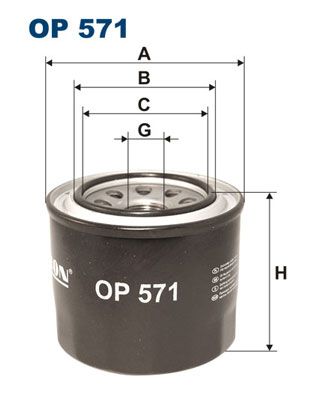 Obrázok Olejový filter FILTRON  OP571