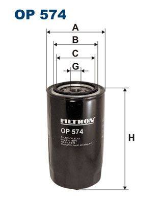 Obrázok Olejový filter FILTRON  OP574