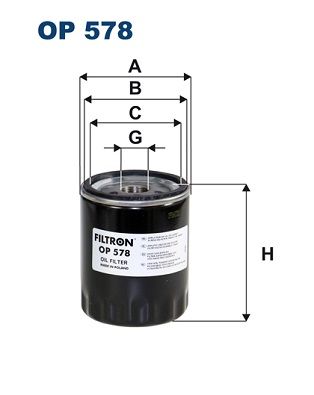 Obrázok Olejový filter FILTRON  OP578
