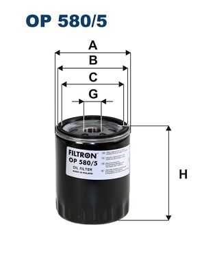 Obrázok Olejový filter FILTRON  OP5805