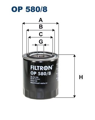 Obrázok Olejový filter FILTRON  OP5808