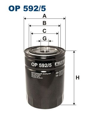Obrázok Olejový filter FILTRON  OP5925