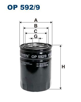 Obrázok Olejový filter FILTRON  OP5929
