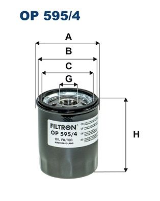 Obrázok Olejový filter FILTRON  OP5954