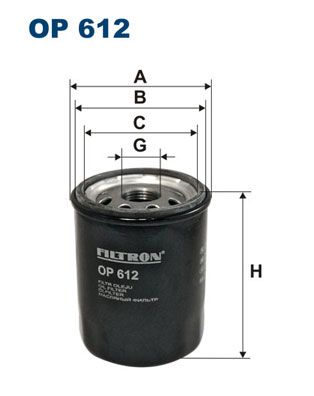 Obrázok Olejový filter FILTRON  OP612