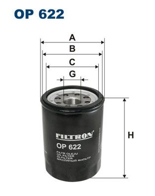 Obrázok Olejový filter FILTRON  OP622