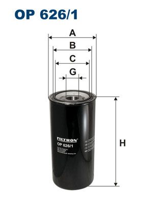Obrázok Olejový filter FILTRON  OP6261