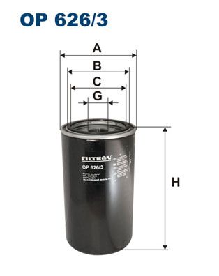 Obrázok Olejový filter FILTRON  OP6263