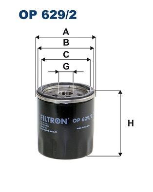 Obrázok Olejový filter FILTRON  OP6292