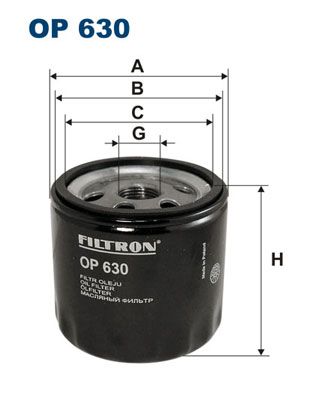 Obrázok Olejový filter FILTRON  OP630
