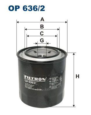 Obrázok Olejový filter FILTRON  OP6362