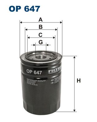 Obrázok Filter pracovnej hydrauliky FILTRON  OP647