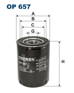 Obrázok Filter pracovnej hydrauliky FILTRON  OP657