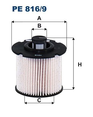 Obrázok Palivový filter FILTRON  PE8169