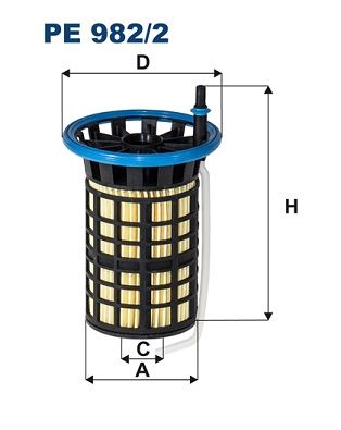 Obrázok Palivový filter FILTRON  PE9822