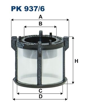 Obrázok Palivový filter FILTRON  PK9376