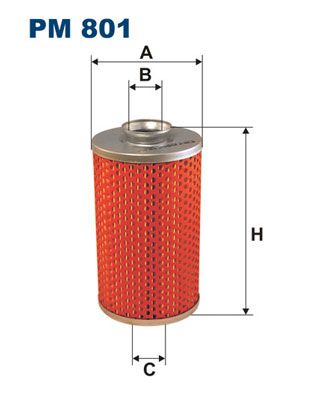 Obrázok Palivový filter FILTRON  PM801