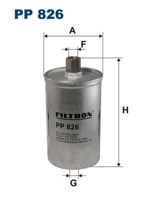 Obrázok Palivový filter FILTRON  PP826