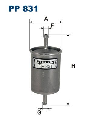 Obrázok Palivový filter FILTRON  PP831