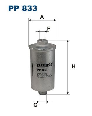 Obrázok Palivový filter FILTRON  PP833