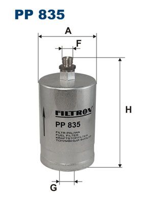 Obrázok Palivový filter FILTRON  PP835
