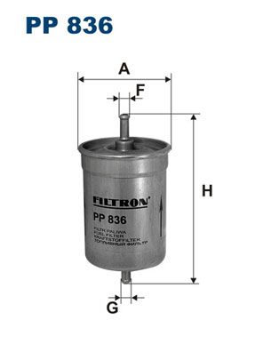 Obrázok Palivový filter FILTRON  PP836