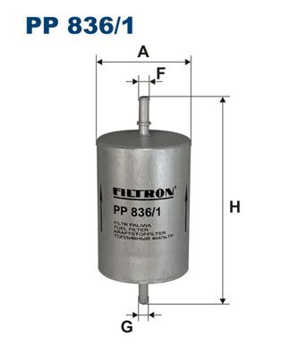 Obrázok Palivový filter FILTRON  PP8361
