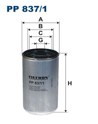 Obrázok Palivový filter FILTRON  PP8371