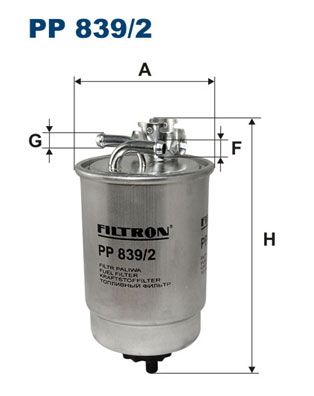 Obrázok Palivový filter FILTRON  PP8392